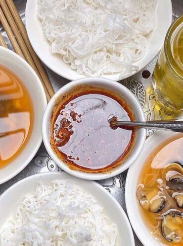 Bún ốc nguội ngon khó tả, vị khó phai